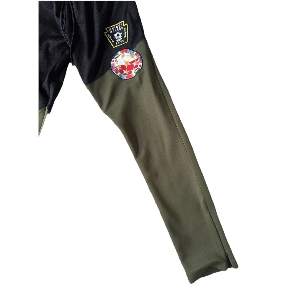 Smith & Graham Green Black Men's Jogger Soccer Tracksuit Jogger Set Size‎ Large